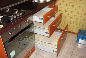 Замена кухонных ящиков в Москве